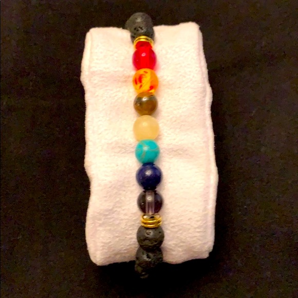 Jewelry - Lava Stone 7 Stone Bracelet